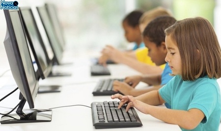 Left or right criancas computador informatica