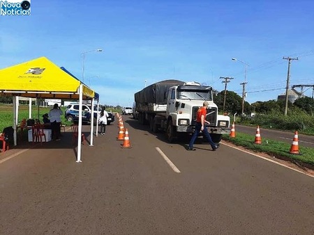 Left or right barreira em nova andradina dia 12 de junho