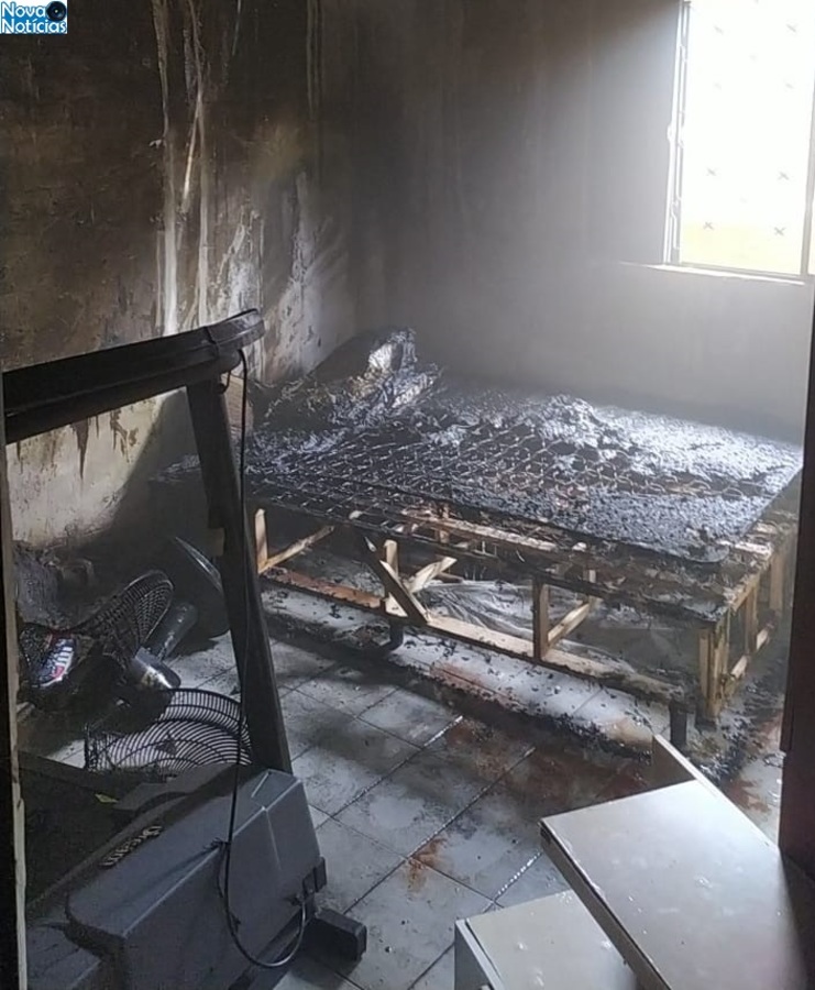 Center fogo em residencia em nova andradina dia 02 de fevereiro