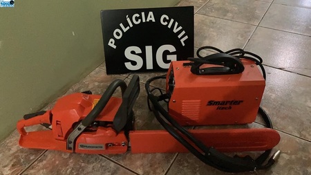 Left or right equipamento recuperado dia 18 de maio policia civil nova