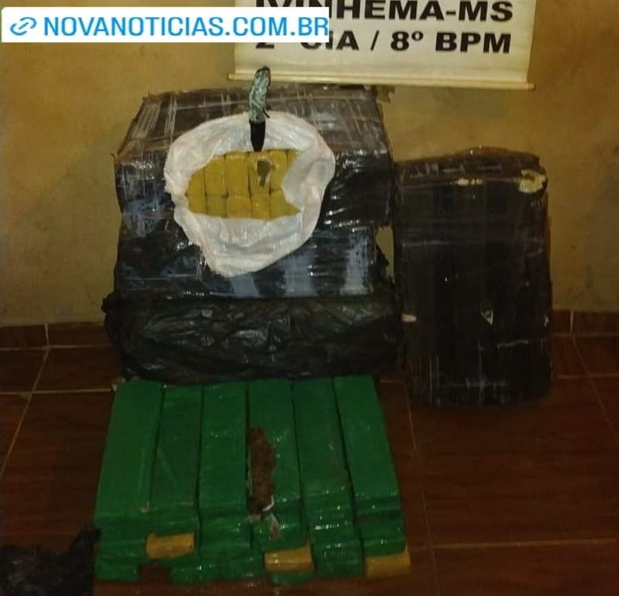 Center maconha apreendida em ivinhem aum dia 18 de outubro