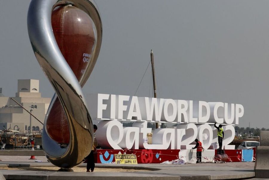 Left or right copa do mundo catar 2022 simbolo