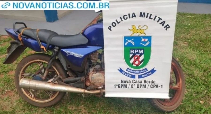 Center moto apreendida na cas aerde