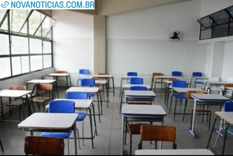 Left or right escola vazia ar