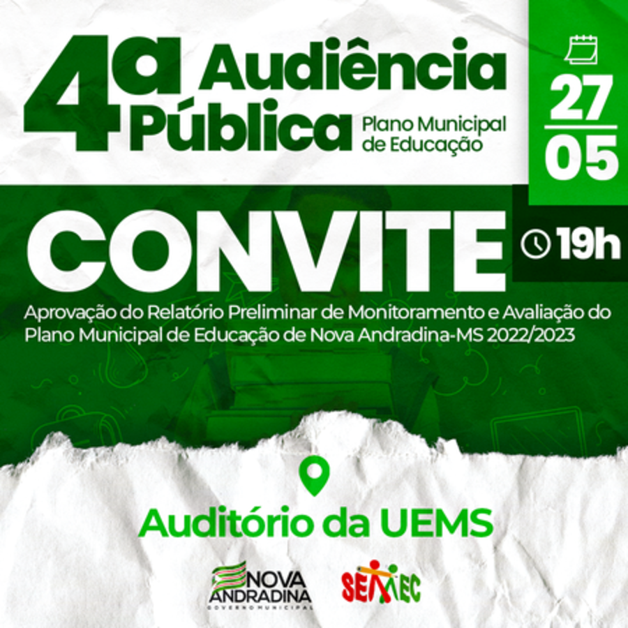 Left or right left or right convite audiencia publica semec