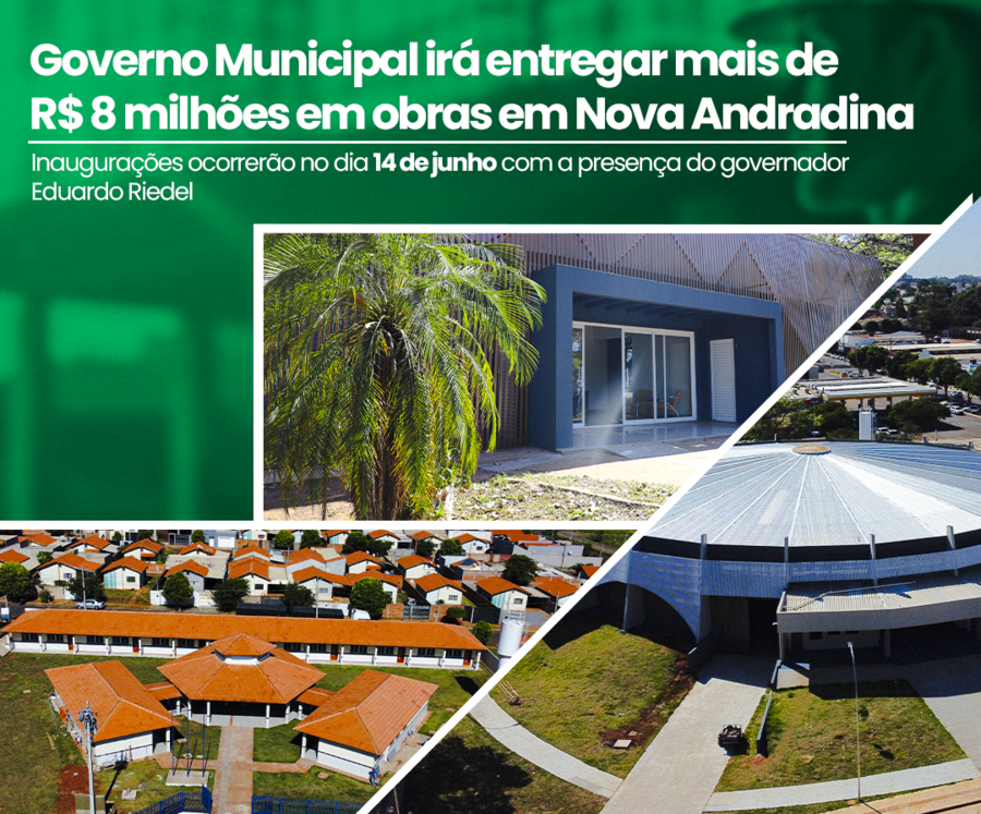 Left or right governo municipal ir entregar mais de r 8 milh es em obras em nova andradina