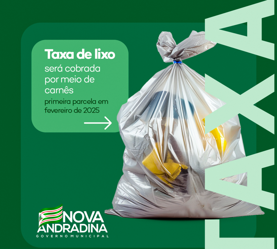 Left or right taxa de lixo f