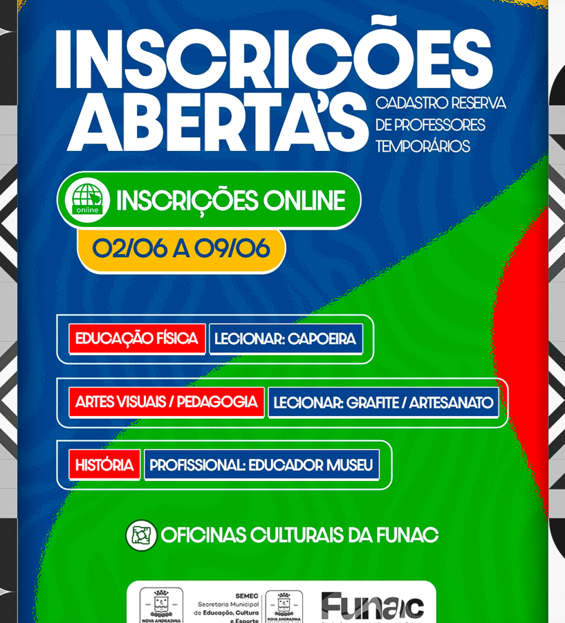 Left or right inscric o es prof tempora rios