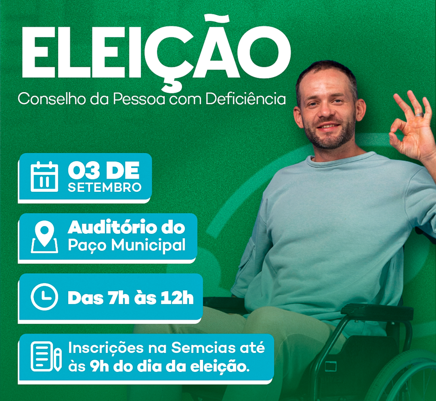 Left or right eleic a o conselho da pessoa com deficie ncia s