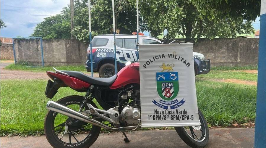 Left or right moto apreendida na casa verde dia 02 01 2026